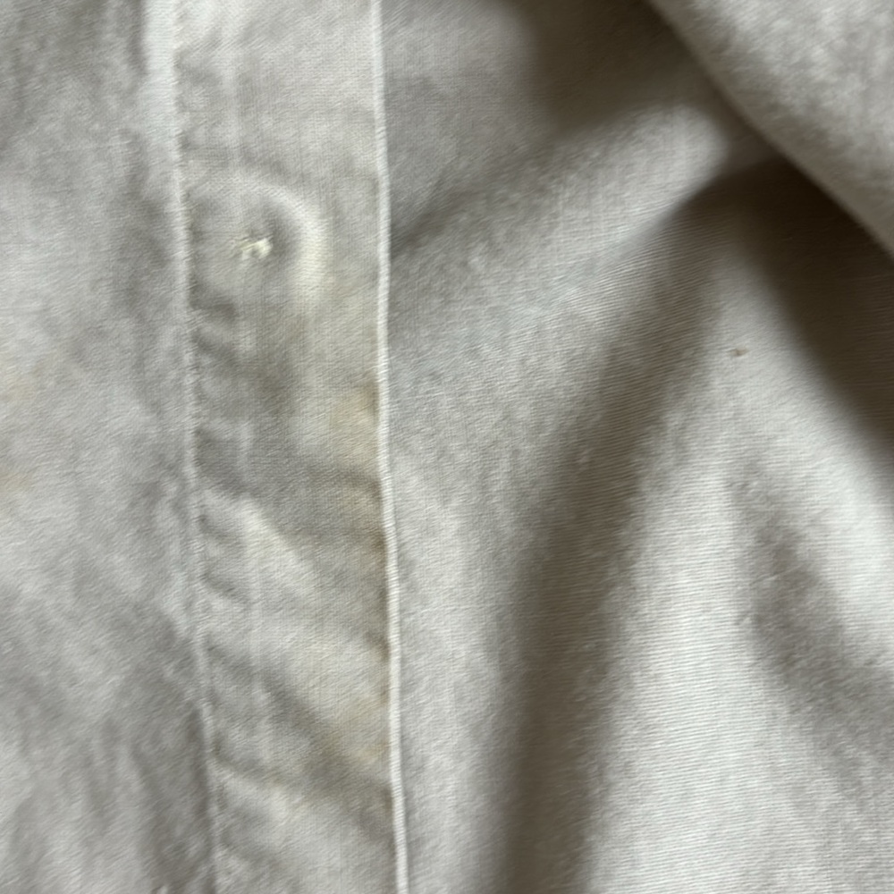 Levi's Vintage Diamond Label Neutral Tan Short Sleeve Button Down (read) - Picture 12 of 13